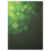 Ontwerp van groene abstracte technologie klembord (Achterkant)