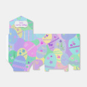 Ontwerp van Happy Easter-eieren Bedankdoosjes (Uitgevouwen)