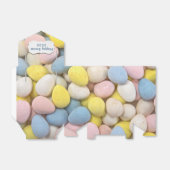 Ontwerp van Happy Easter-eieren Bedankdoosjes (Uitgevouwen)