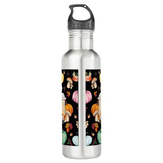 Ontwerp van herfst waterfles (Achterkant)