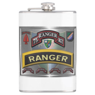 Ontwerp van het 75e Ranger Regiment Heupfles