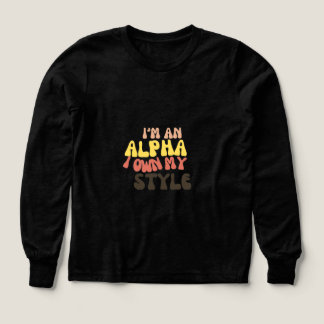 Ontwerp van het Alpha T-shirt