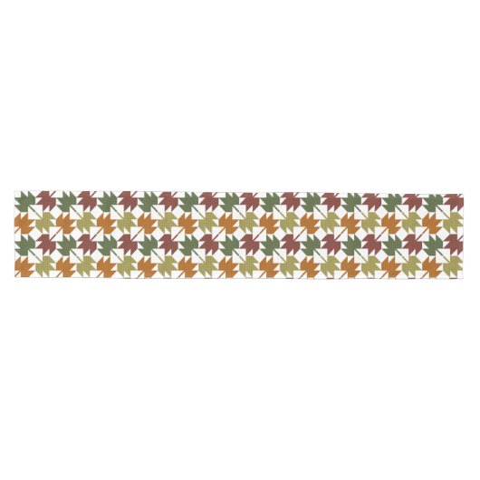 Ontwerp van het aple Leaf Quilt Pattern 1 Medium Tafelloper (Horizontaal)