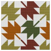 Ontwerp van het aple Leaf Quilt Pattern 1 Stof (Close Up)