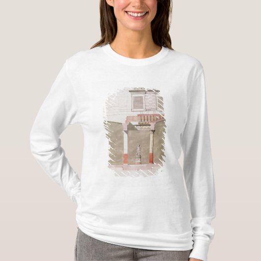 Ontwerp van het atrium van het Pompese paleis T-shirt (Voorkant)