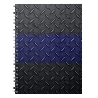 Ontwerp van het Bord van de politie met de blauwe Notitieboek