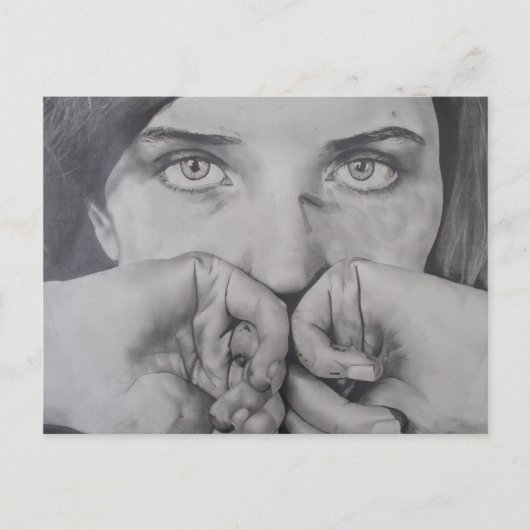 Ontwerp van het briefkaart - Moribund-kind (Voorkant)