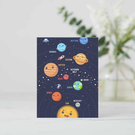 Ontwerp van het computersysteem briefkaart (Staand voorkant)