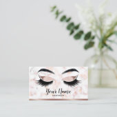 Ontwerp van het Eyelash-logo Visitekaartje (Staand voorkant)