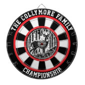 Ontwerp van het geweekte hertenbos dartbord (Voorkant)