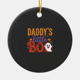 Ontwerp van het Halloween-spookje van pappie Keramisch Ornament