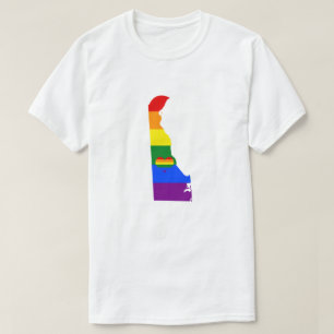 Ontwerp van het Hart GLBTQ van de Vlag van de T-shirt