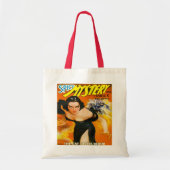 ONTWERP VAN HET HOESJE RETRO PULP MAGAZINE TOTE BAG (Voorkant)