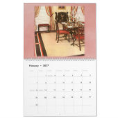 Ontwerp van het  Huis Decor 1940 Kalender (Feb 2027)