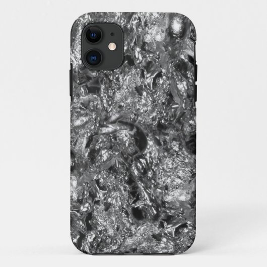 ontwerp van het metalen patroon - zilver Case-Mate iPhone case (Achterkant)
