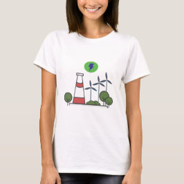 Ontwerp van het nucleaire plant t-shirt