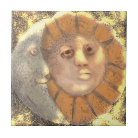 Ontwerp van het ON-symbool Relic Artwork Tegeltje (Voorkant)