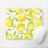 Ontwerp van het patroon van lemmetjes en bladeren muismat (Met muis)