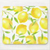 Ontwerp van het patroon van lemmetjes en bladeren muismat (Voorkant)