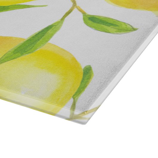 Ontwerp van het patroon van lemmetjes en bladeren snijplank (Hoek)