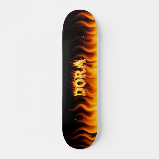 Ontwerp van het skateboard van Dora, vuurwerk en v (Voorkant)