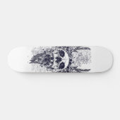 ontwerp van het Tattoo van doodskateboard Skateboard (Horizontaal)