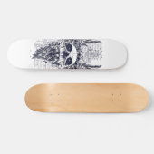 ontwerp van het Tattoo van doodskateboard Skateboard (Horizontaal)