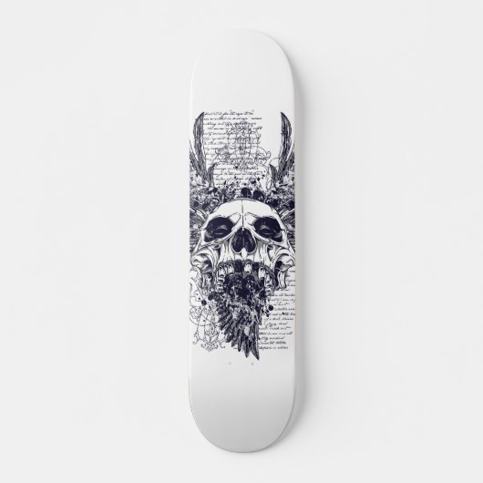 ontwerp van het Tattoo van doodskateboard Skateboard (Voorkant)