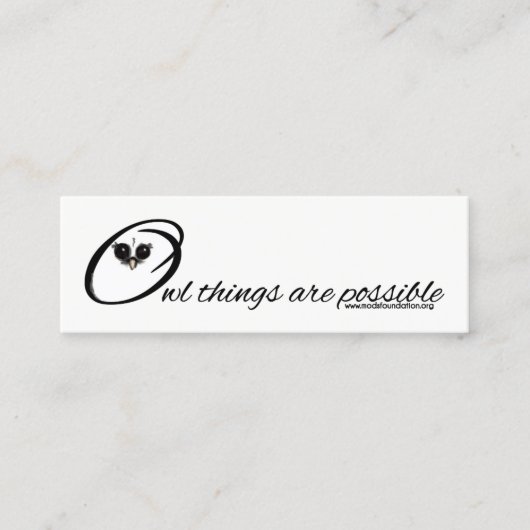 Ontwerp van het tweede visitekaartje van de Sticht (Voorkant)