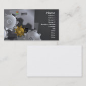 ontwerp van het visitekaartje van de machine (Voorkant / Achterkant)