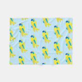 Ontwerp van het vliegtuig fleece deken (Voorkant (Horizontaal))