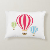 Ontwerp van hete luchtballonnen accent kussen (Achterkant)