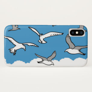 Ontwerp van hoge vliegvogels iPhone x hoesje