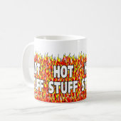 Ontwerp van hot-stuff koffiemok (Voorkant links)