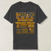 ONTWERP VAN INFORMATIETECHNOLOGIE SPECIALIST NICE T-SHIRT (Design voorkant)