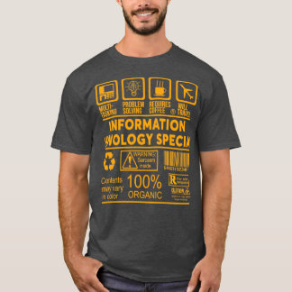 ONTWERP VAN INFORMATIETECHNOLOGIE SPECIALIST NICE T-SHIRT