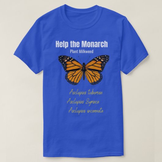 Ontwerp van instandhouding van de Monarch-vlinder T-shirt (Design voorkant)