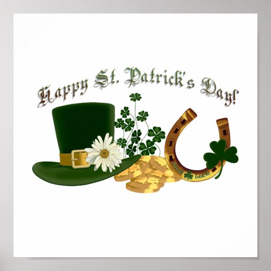ontwerp van Irish St. Patrick Poster (Voorkant)