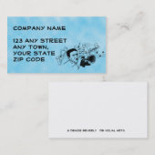 Ontwerp van JAZZ-muzikant Visitekaartje (Voorkant / Achterkant)