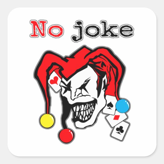 ontwerp van joker sticker (Voorkant)