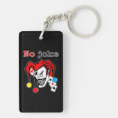 ontwerp van joker sticker sleutelhanger (achterkant)