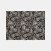 Ontwerp van kattenbont in tabelvorm 3 fleece deken (Voorkant (Horizontaal))