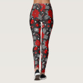Ontwerp van kerstversieringspatroon leggings (Achterkant)