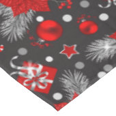 Ontwerp van kerstversieringspatroon tafelkleed (Gekanteld)