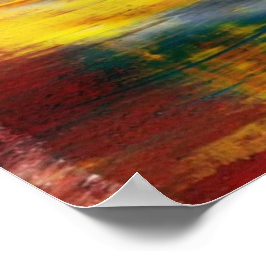 Ontwerp van kleurrijke Abstracte kunstverf voor Sp Poster (Hoek)