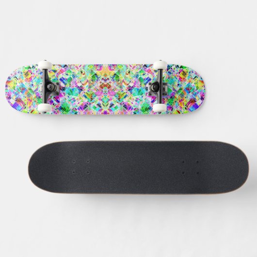 Ontwerp van kleurrijke fragmenten skateboard (Horizontaal)