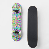 Ontwerp van kleurrijke fragmenten skateboard (Voorkant)
