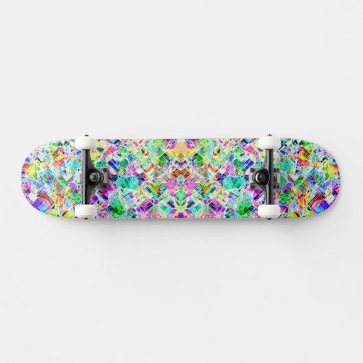 Ontwerp van kleurrijke fragmenten skateboard (Horizontaal)