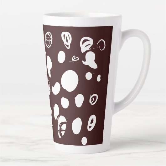 Ontwerp van koffiebonen Latte Mok (Rechts)
