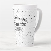 Ontwerp van krassen - latte Mok (Rechterhoek)